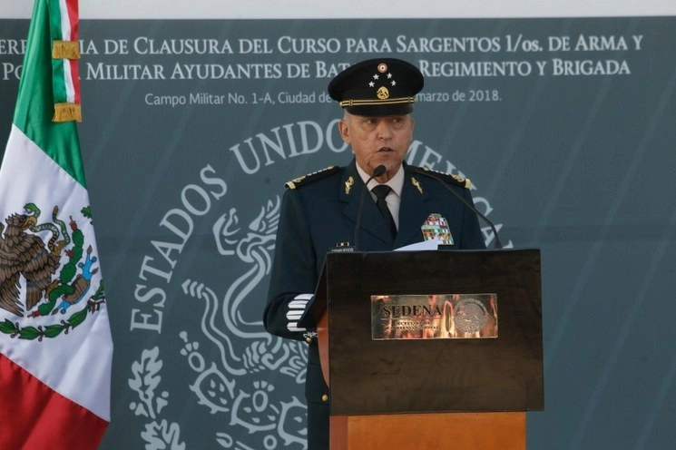 El general Salvador Cienfuegos, secretario de la Defensa Nacional en imagen de archivo. Foto Yazmín Ortega Cortés