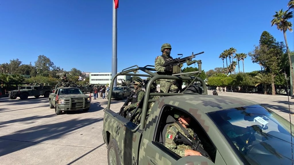 Alrededor de 400 elementos del Ejército llegaron a Tijuana para formar parte de la “Fuerza de Tarea Conjunta México”, con el objetivo de detener la ola de homicidios y violencia. Foto ‘La Jornada Baja California’