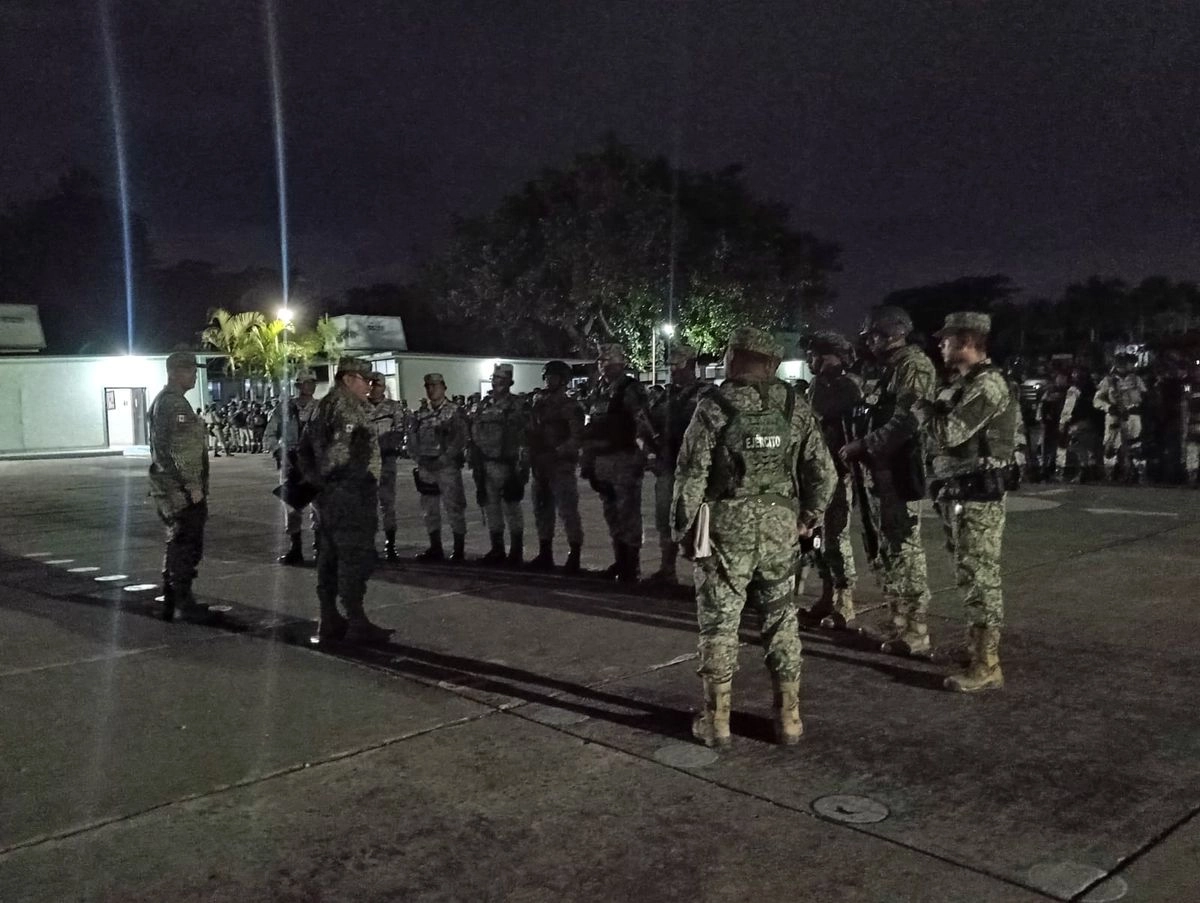 Un despliegue de 300 elementos del Ejército y la Guardia Nacional arribaron a Cuautla, Morelos para reforzar las acciones de seguridad. Foto