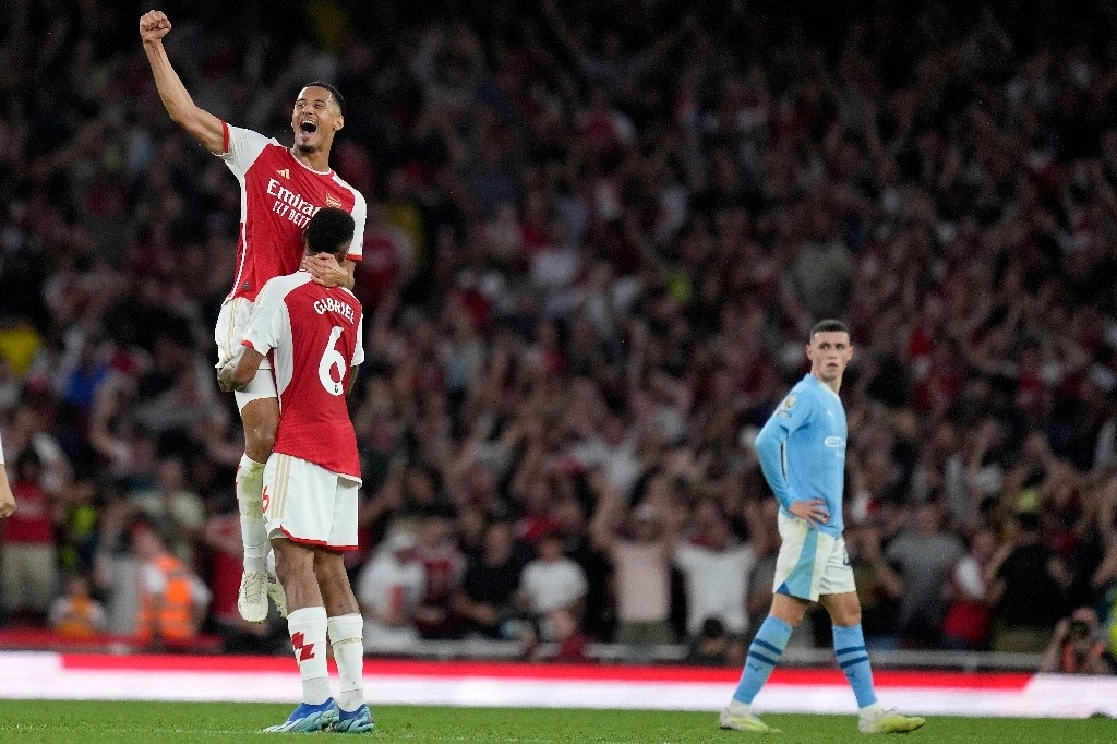 El Arsenal no vencía al Manchester City en la Liga Premier desde finales de 2015. Foto Ap