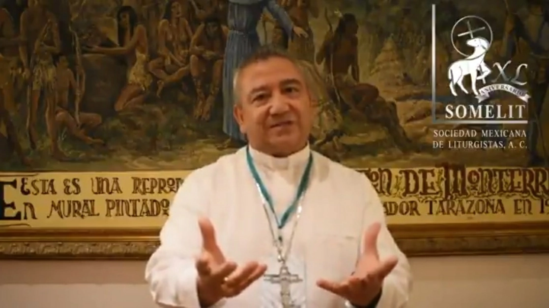 El arzobispo de Tijuana, Francisco Moreno Barrón en imagen de archivo del twitter @somelit_ac