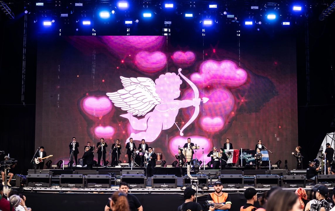 Integrantes de Los Ángeles Azules en imagen de archivo. Foto tomada de la cuenta de X 