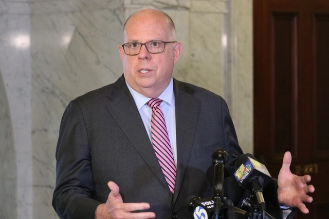 El gobernador republicano Larry Hogan impuso un candado a la ley de aborto, el cual fue anulado por la asamblea. Foto Ap