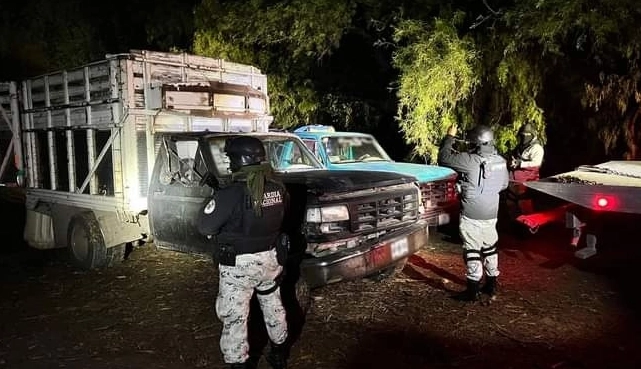 En imagen de archivo, la GN asegura tomas clandestinas en Tlahuelilpan, Hidalgo. Foto La Jornada 