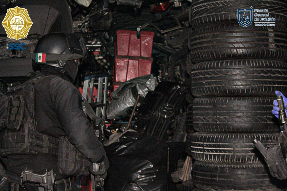 Las piezas eran distribuidas en refaccionarias de la misma demarcación. Foto Cortesía