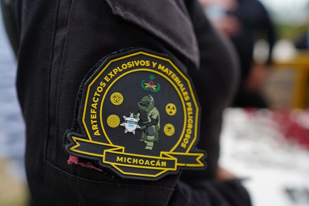 Los explosivos fueron hallados en Cotija, Michoacán. 