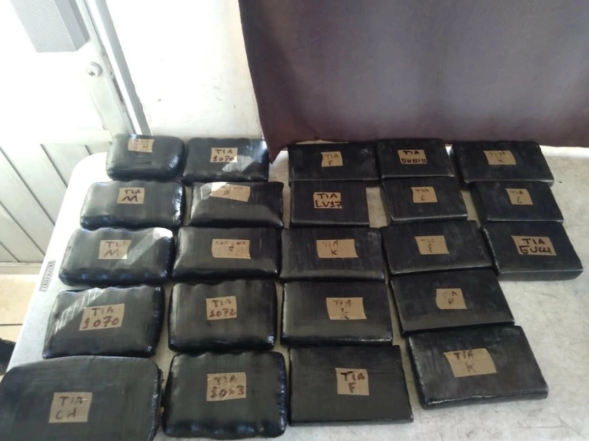 Paquetes con heroína confiscados en Sonora 