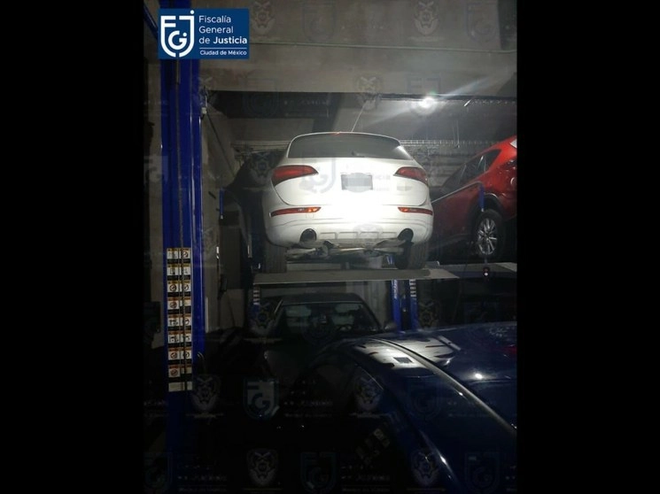Entre los vehículos asegurados por elementos de la PDI se encuentra un Audi Q5. Foto FGJ