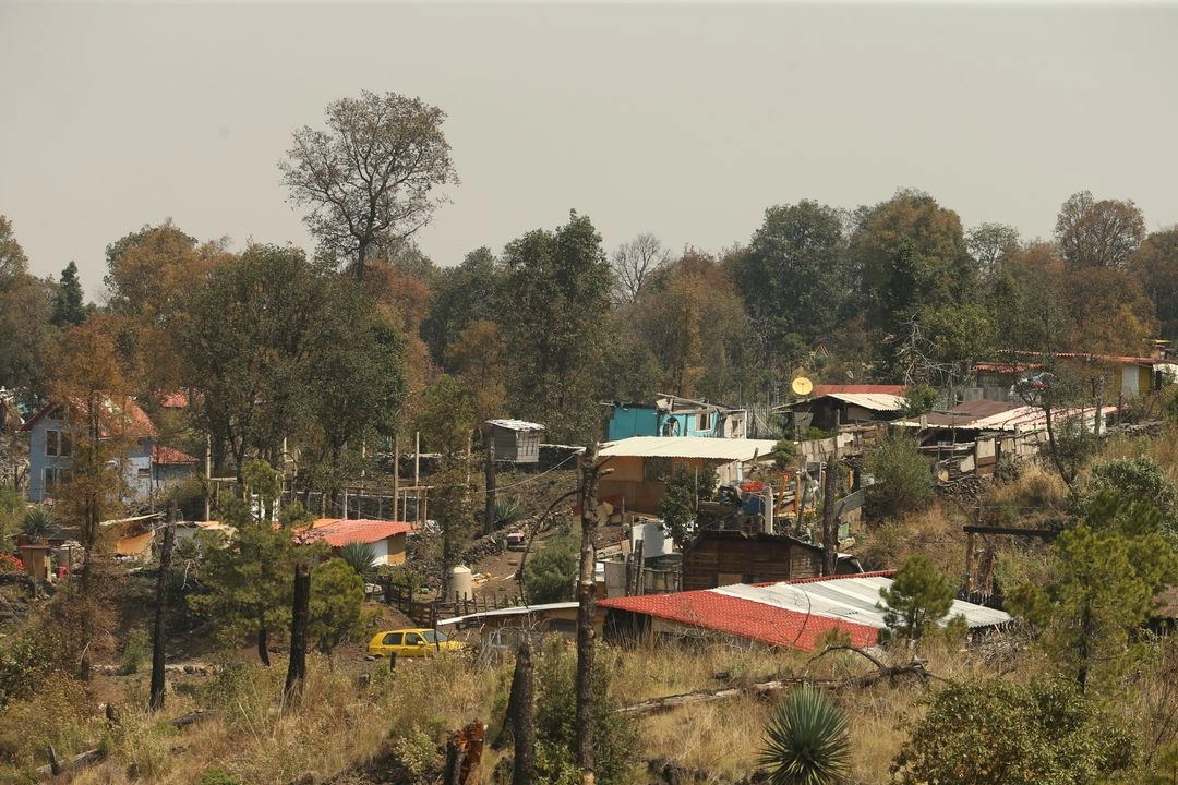En los suelos de conservación está prohibida la construcción de viviendas, pero grupos de delincuentes se adueñan de esas tierras. 