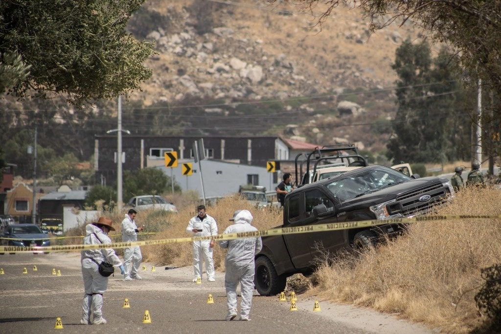 Humberto Sosa Contreras, subcomandante de la policía de Tecate, Baja California, murió asesinado a balazos. Foto Cuartoscuro