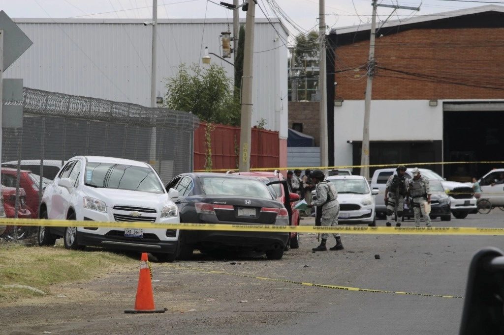 Escena de un homicidio en Celaya, en imagen de archivo. Foto Cuartoscuro
