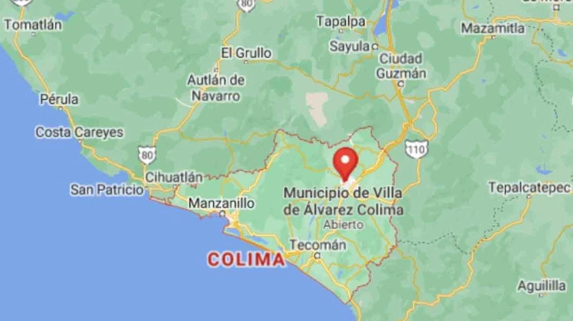 Cuatro personas fueron asesinadas en las últimas horas en los municipios de Colima y Villa de Álvarez. Imagen tomada de Google Maps