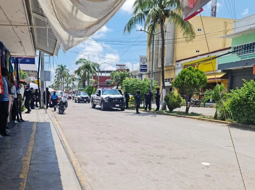 El multihomicidio se registró en la colonia Centro de la comunidad Piedras Negras de Tlalixcoyan, Veracruz, el 29 de agosto de 2022. Foto tomada de Twitter