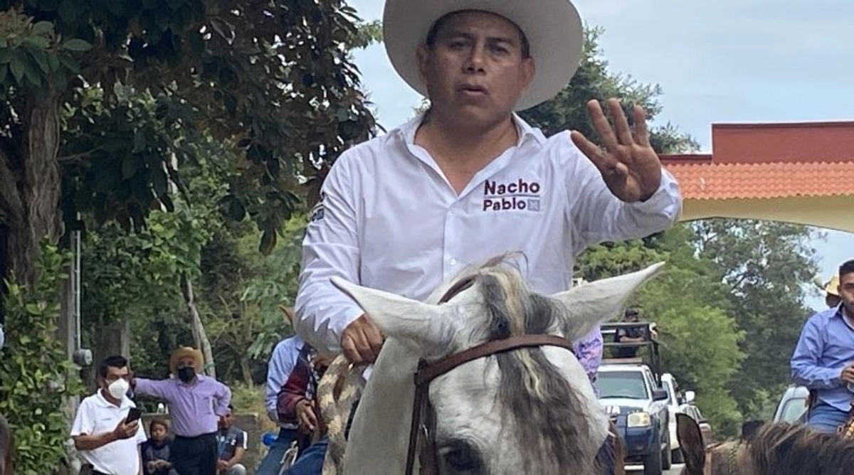 Ignacio Pablo en imagen de archivo durante su campaña electoral. Foto