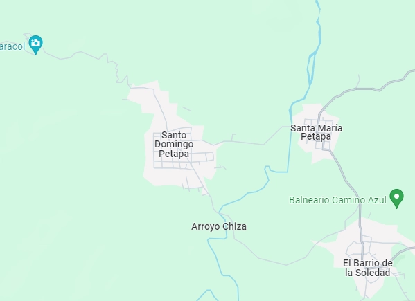 El ex director de la policía municipal del ayuntamiento de Santo Domingo Petapa, en Oaxaca, fue asesinado este domingo. Foto Google maps
