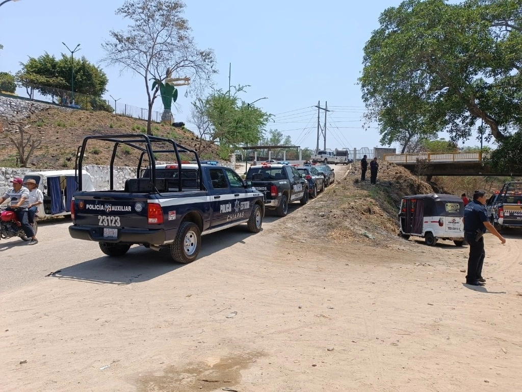 Manuel Lazos Martínez fue asesinado mientras cenaba en un local ubicado en la carretera de la costa de Chiapas, en el municipio de Tuzantán. Foto Tomada de X @ssypcchiapas / Archivo
