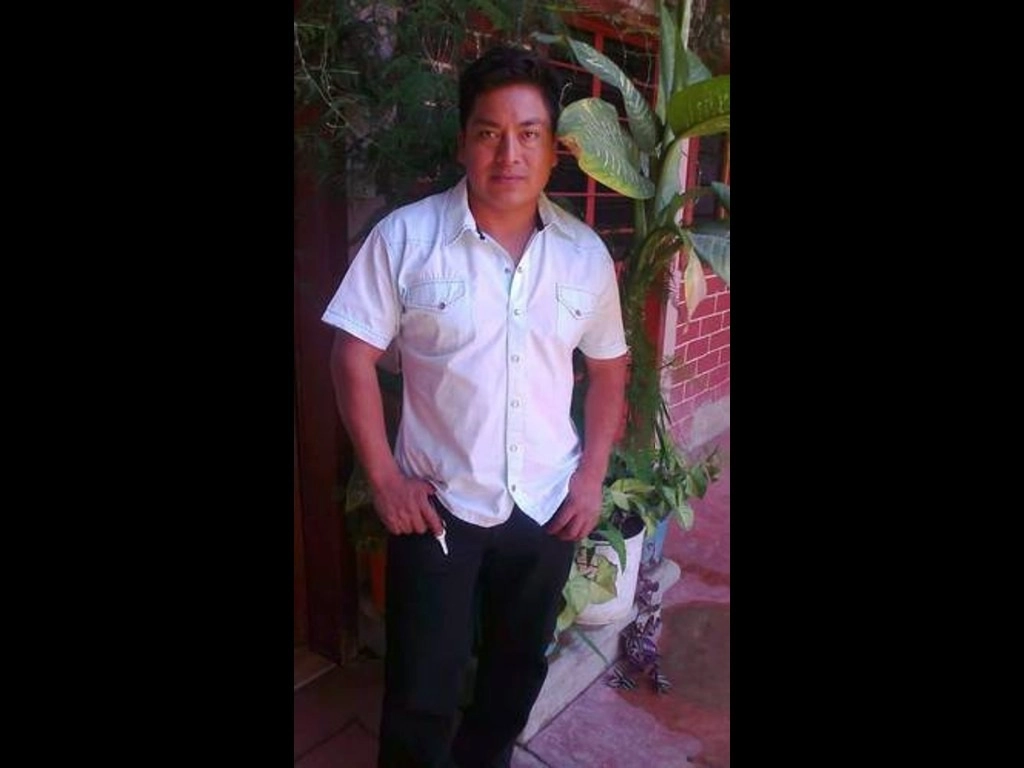 Gabino Ávila Martínez, dirigente del Mult en la zona de la Mixteca, en imagen de archivo. El líder fue ultimado la tarde del viernes cerca de su domicilio, en el municipio de Santiago Juxtlahuaca, Oaxaca. Foto 'La Jornada'