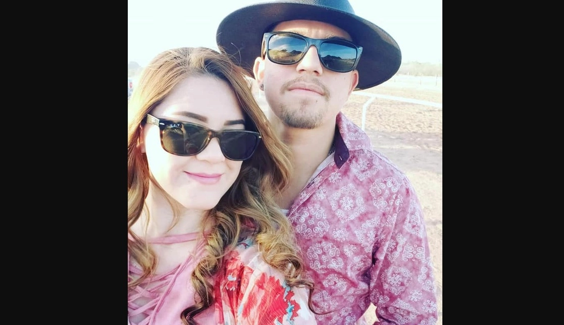 Gladys Aranza Ramos Gurrola, de 28 años, junto con su esposo, Brayan Omar Celaya, quien desapareció en diciembre de 2020. Foto tomada de la página de Facebook Guerreras Buscadoras de Sonora