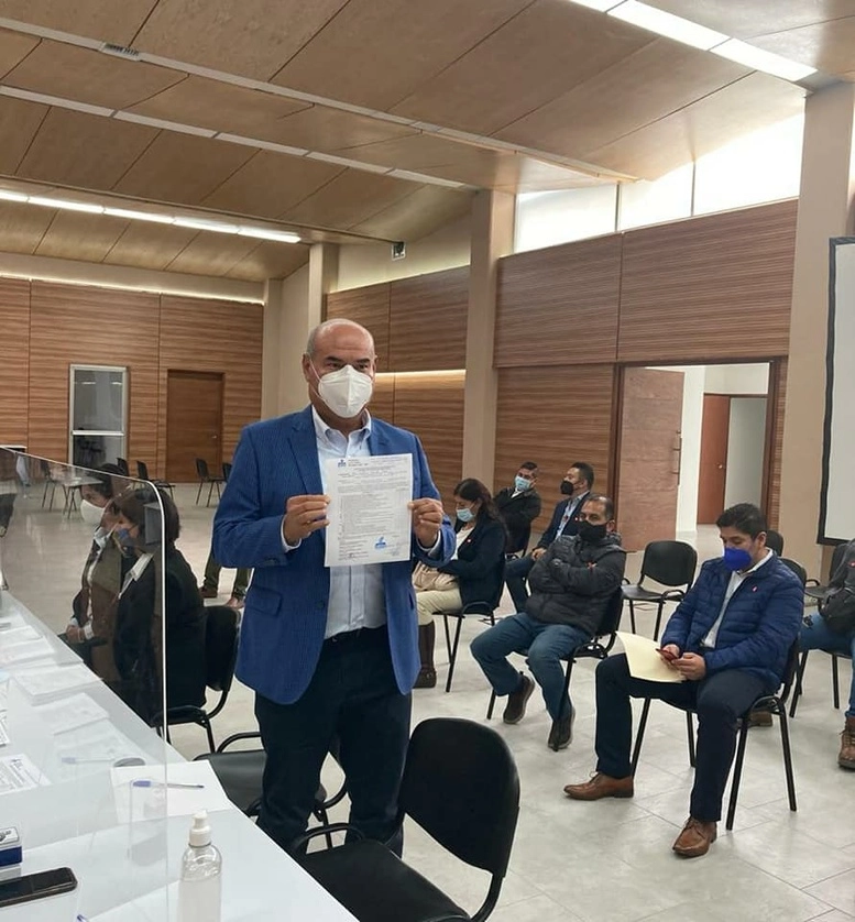 El pasado 15 de diciembre, el diputado se registró en el Comité Estatal del PAN como precandidato a alcalde de Juventino Rosas. Foto 'La Jornada' 
