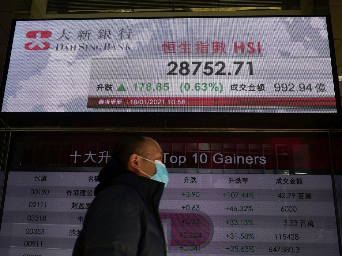 Para BBVA, Asia superó a América del Norte como la región con el mercado más grande del mundo, el 18 de enero de 2021. Foto Ap 