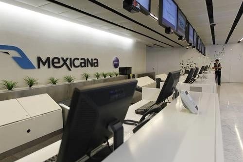 Aspecto de los mostradores de Mexicana en el AICM. Foto Yazmín Ortega Cortés / Archivo