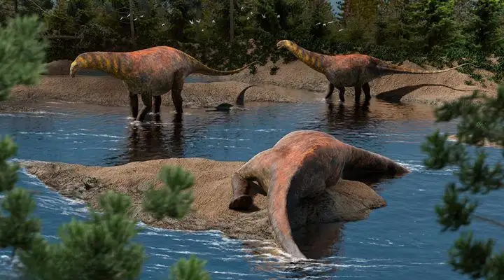 Reconstrucción del "Astigmasaura genuflexa". 