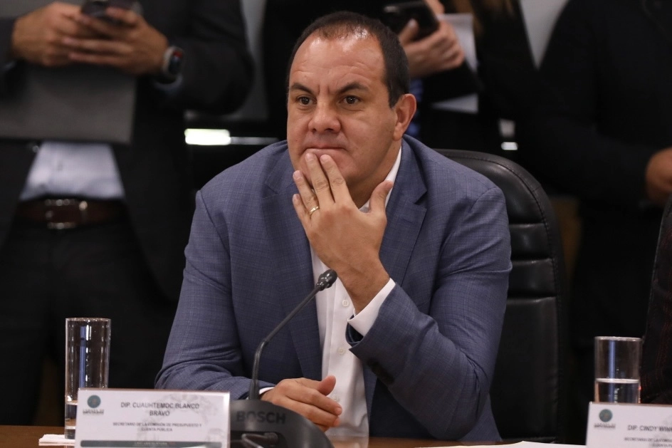 La ‘Cuauhtemiña’, ahora con el dinero federal. A propuesta de Morena, Cuauhtémoc Blanco, ex futbolista y ex gobernador de Morelos, fue nombrado secretario de la Comisión de Presupuesto de la Cámara de Diputados que quedó instalada ayer. Foto Germán Canseco