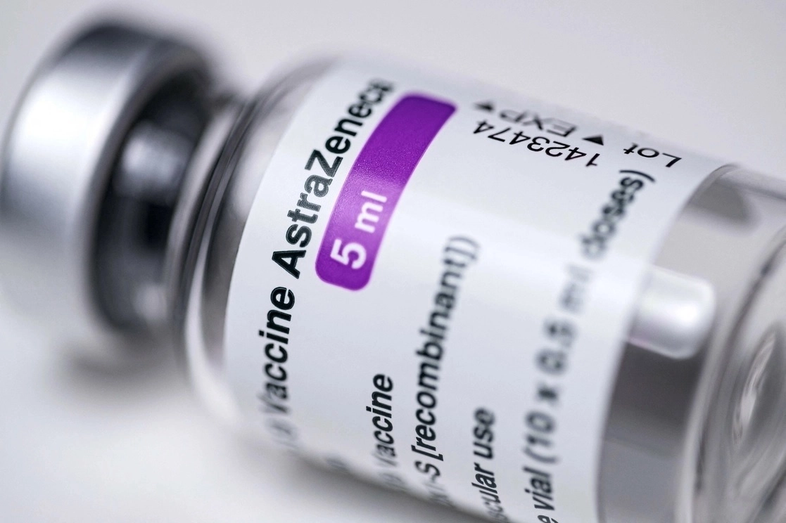 Biológico contra covid-19 de AstraZeneca en imagen de archivo. Foto Afp