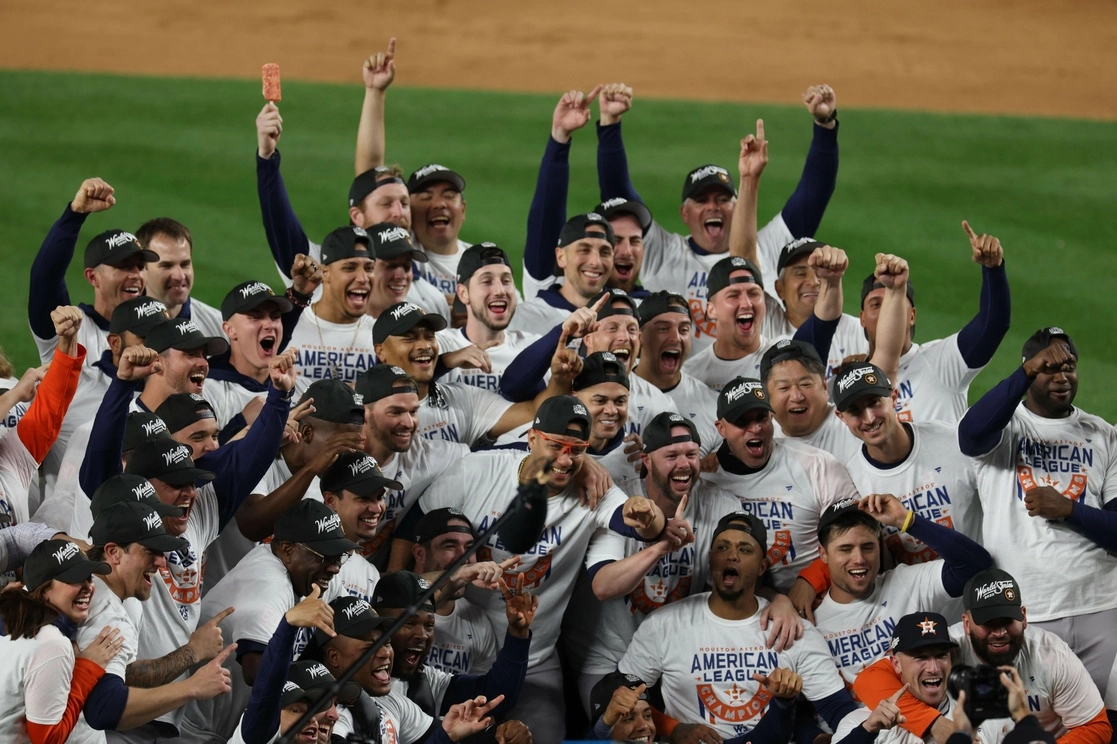 Astros gana la Liga Americana para su pase a la Serie Mundial. Foto Afp