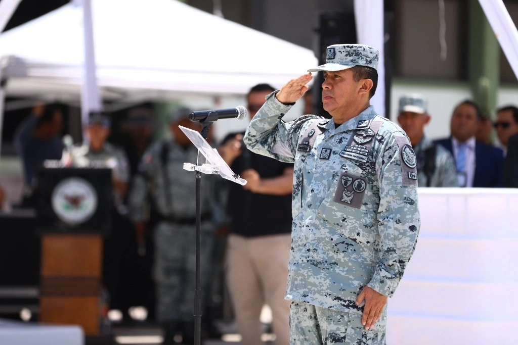 El nuevo mando de la Guardia Nacional en Nuevo León es general de Brigada de Estado Mayor y tiene un diplomado en Inteligencia para la Seguridad Nacional. Foto @TereJimenezE
