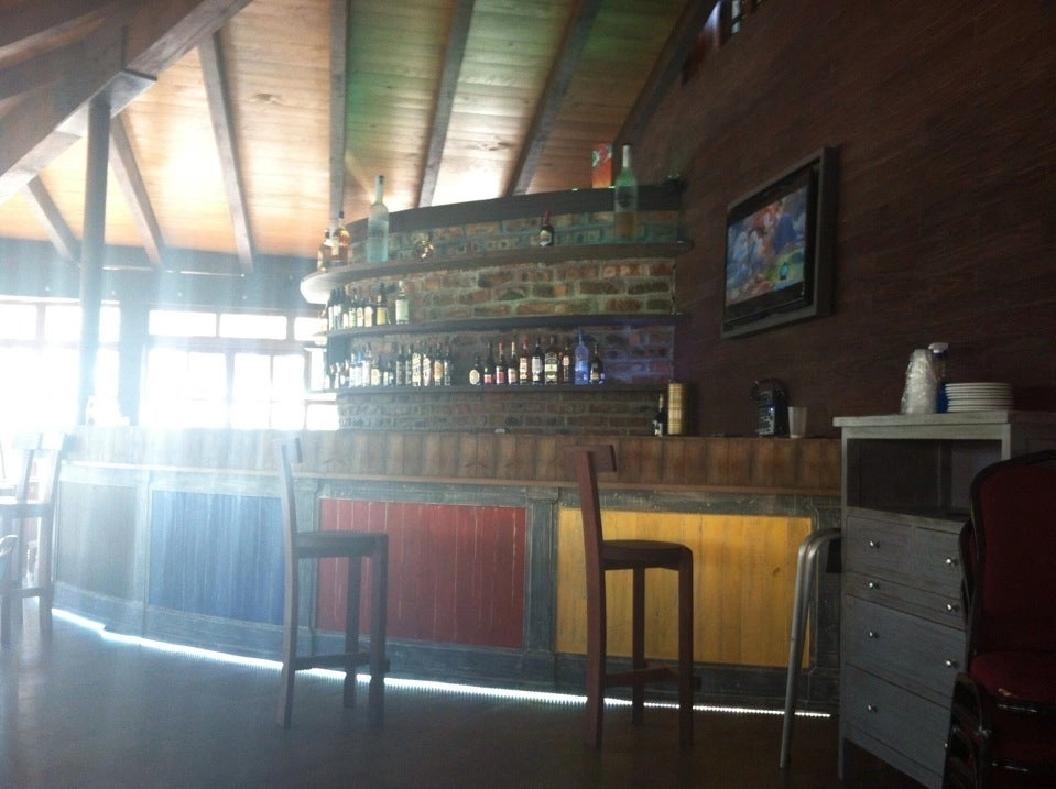 Aspectos del interior del restaurante en imagen de archivo