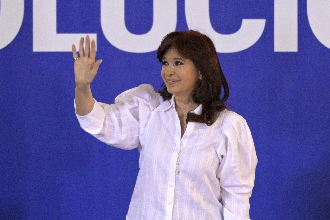 Cristina Fernandez de Kirchner, ex presidenta de Argentina y actual vicepresidenta fue víctima de un fallido atentado en septiembre pasado. Foto Afp
