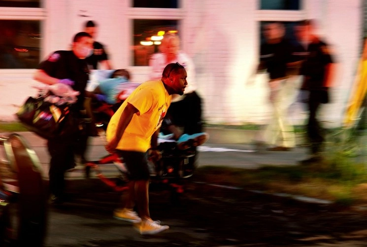 Imágenes de un tiroteo en Syracuse, Nueva York el pasado 20 de junio. Foto Ap