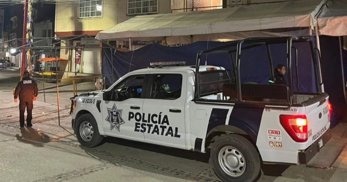 Elementos de Seguridad acordonaron el bar La Resaka tras el ataque armado. Foto 