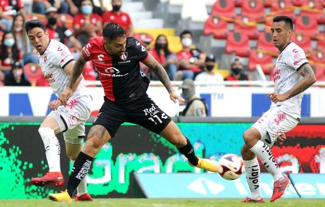 Con esta victoria frente a Xolos, el Atlas obtiene 21 unidades en la tabla general. Foto Afp