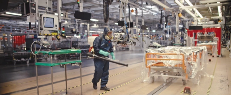 Audi México lanzó un video en el que expresa su preocupación por la salud de sus colaboradores durante la contingencia del Coronavirus SARS-CoV-2. Foto. Audi México.
