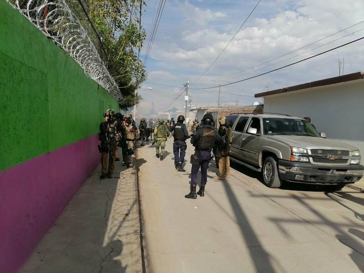 Imágenes del día de la captura de los familiares de 'El Marro'. Foto AlvarCdeV