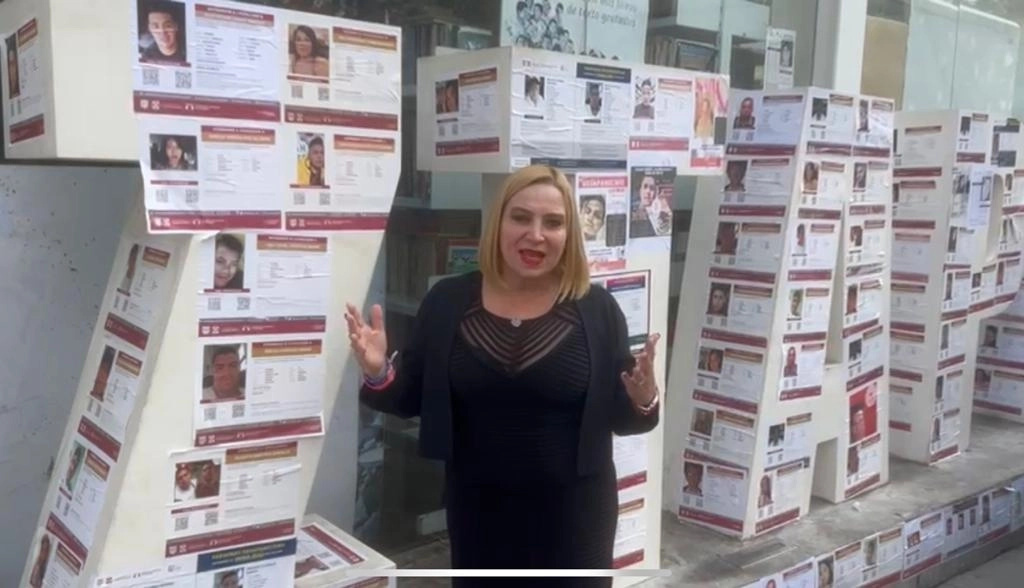 Olivia Garza consideró lamentable que, la desaparición de personas tenga que ver con las condiciones sociales de desigualdad. Foto La Jornada.