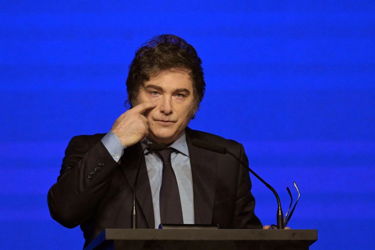 El presidente de Argentina, Javier Milei, ha proferido insultos contra periodistas argentinos durante ruedas de prensa y en redes sociales. Foto 