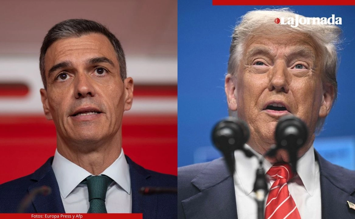 El presidente del gobierno español, Pedro Sánchez, fue el único mandatario en la cumbre de la OTAN  que se mostró en desacuerdo ante las exigencias de Trump sobre el aumento al gasto militar. Fotos  