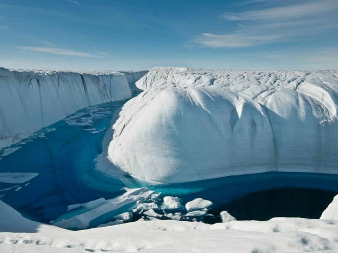 Desaparición de las capas de hielo en Groenlandia. Foto Ian Joughin / Archivo