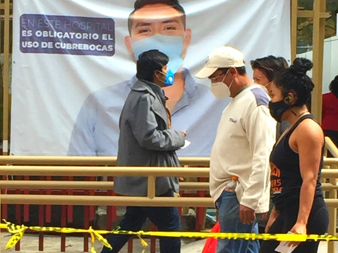 Desde septiembre se incrementó en Mexicali el número de contagios activos, pues el reporte de este fin de semana es de 219 casos de los 421 que hay en Baja California. En la imagen, el Hospital General de México, en la capital del país. Foto Guillermo Sologuren