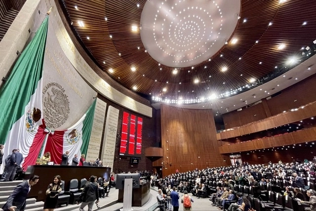 Sala de sesiones de la Cámara de Diputados este 14 de febrero de 2023. Foto Roberto García 