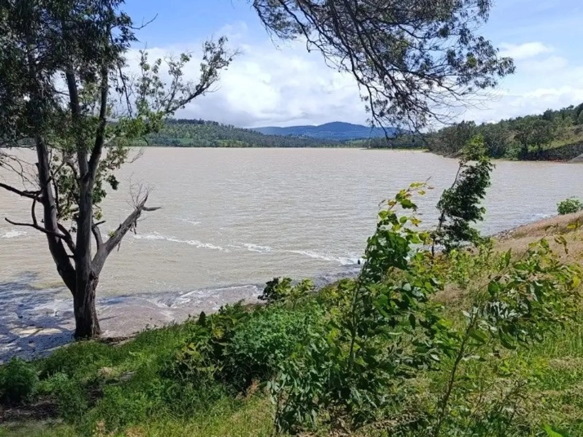 La presa de Cointzio en Michoacán.