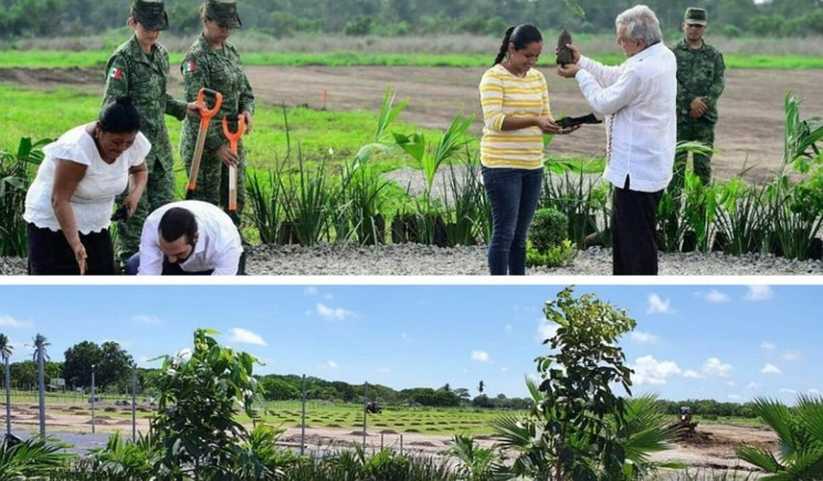 El presupuesto para la construcción del Vivero Forestal Tapachula tuvo que ser incrementado en un 5.95  por ciento. Fotos tomadas del Twitter @Mary_Luisa_AG