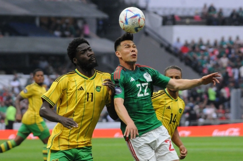 La selección mexicana de alcanzó apenas un empate 2-2 ante Jamaica en el estadio Azteca el pasado domingo. Foto Cuartoscuro