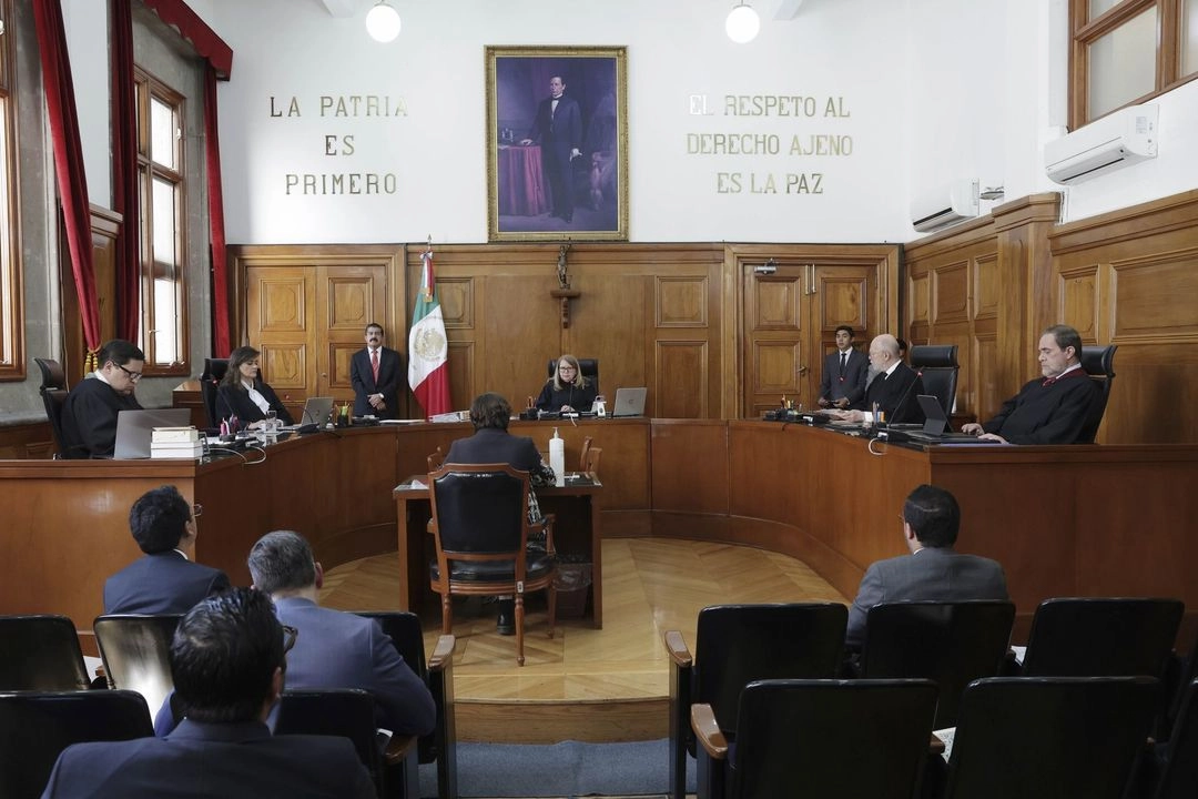 Durante una sesión de la Primera Sala de la Suprema Corte de Justicia de la Nación 