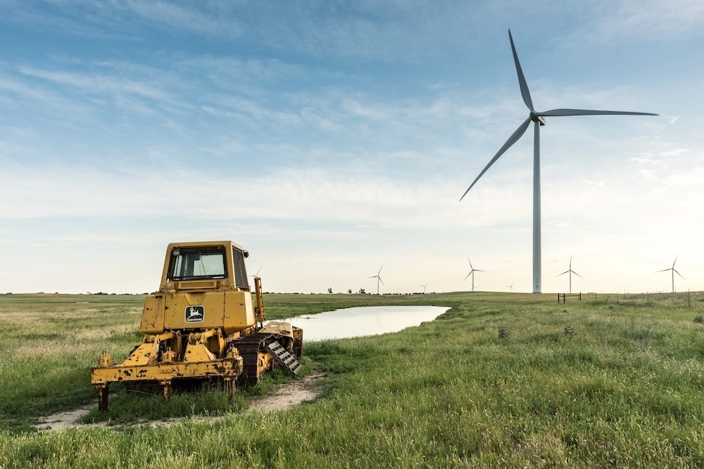 Las gigantescas aspas de las hélices usadas en las turbinas industriales pueden pesar hasta 22 toneladas y tener más de 60 metros de largo. Foto Facebook EDF Renewables North America 