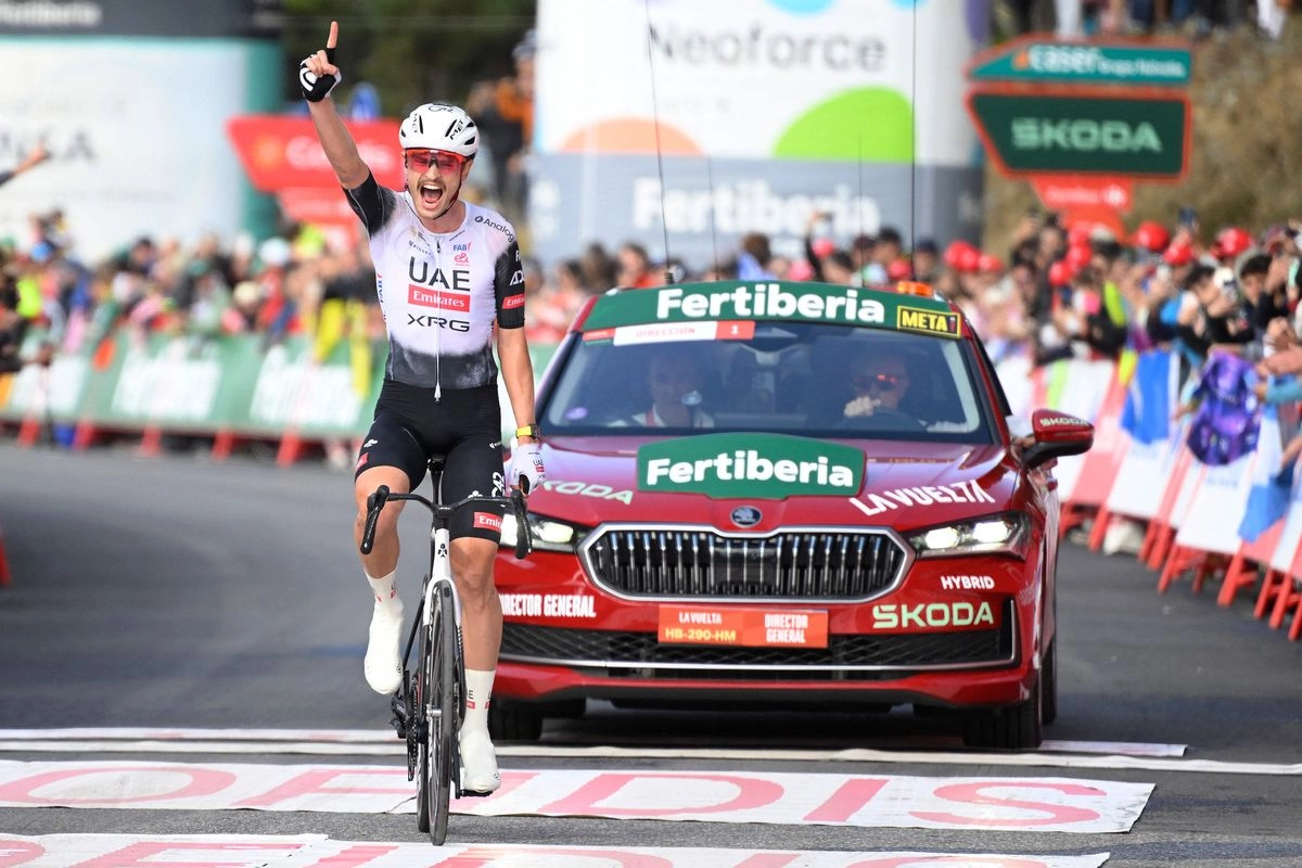 El australiano Jay Vine se llevó la sexta etapa de la Vuelta a España, el 28 de agosto de 2025. Foto 