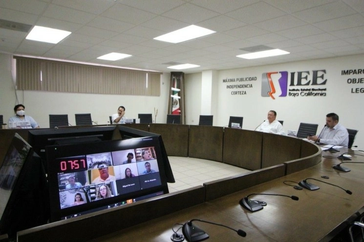 El Instituto Estatal Electoral de Baja California. Foto tomada de X @IEE_BC / Archivo 